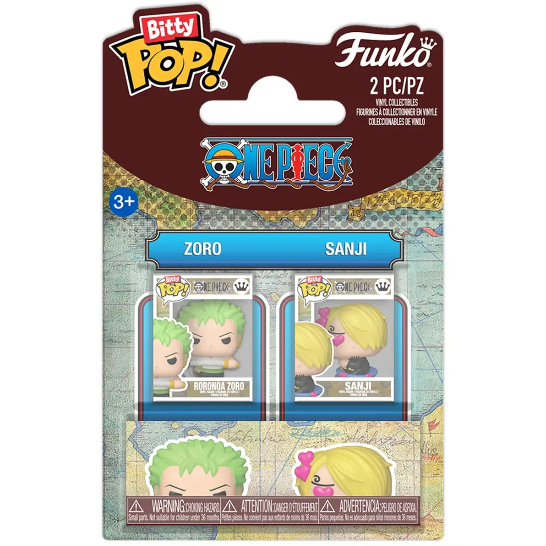 Набор Funko Bitty POP! One Piece Zoro & Sanji 2шт 94221