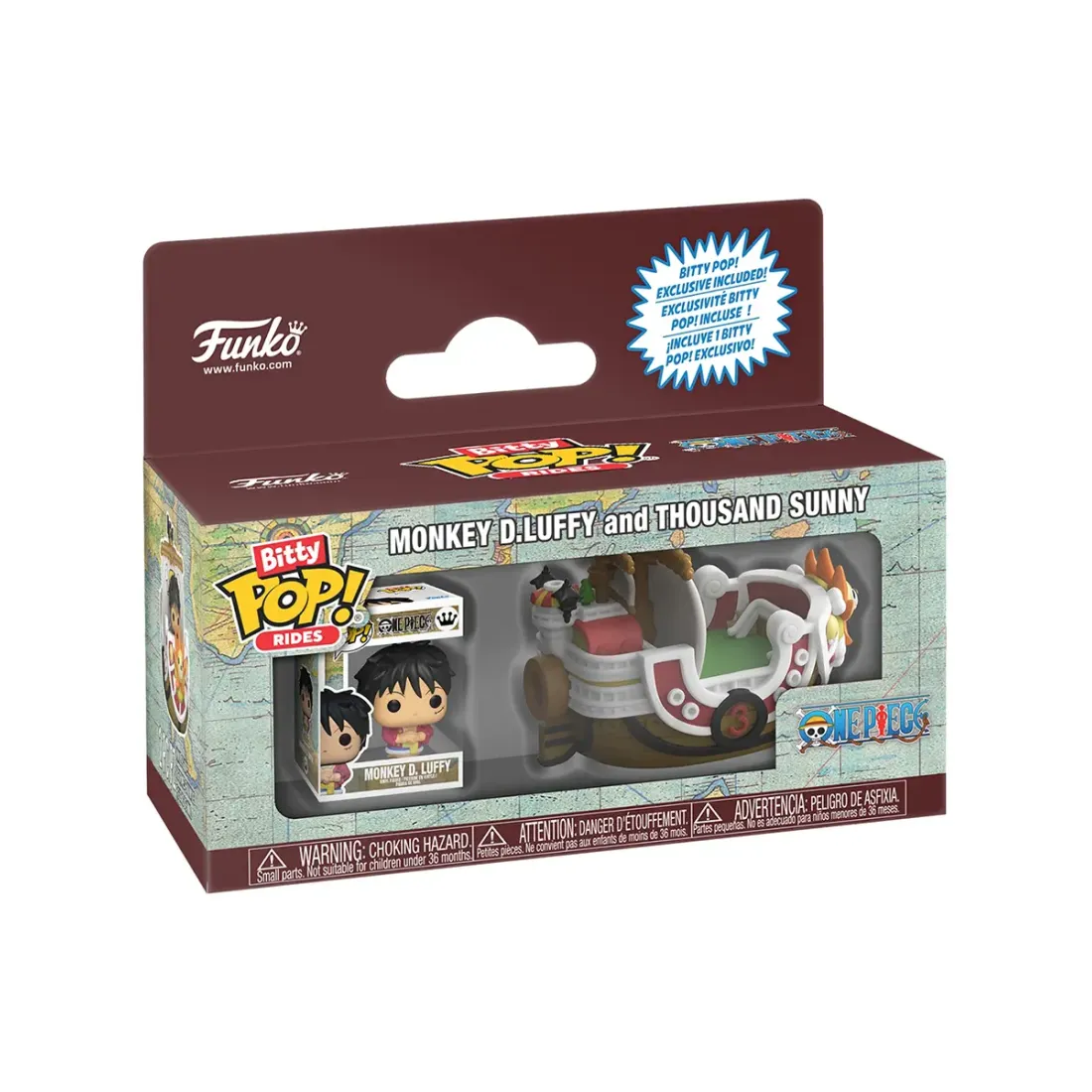 Набор Funko Bitty POP! Rides One Piece Monkey D.Luffy and Thousand Sunny 92965