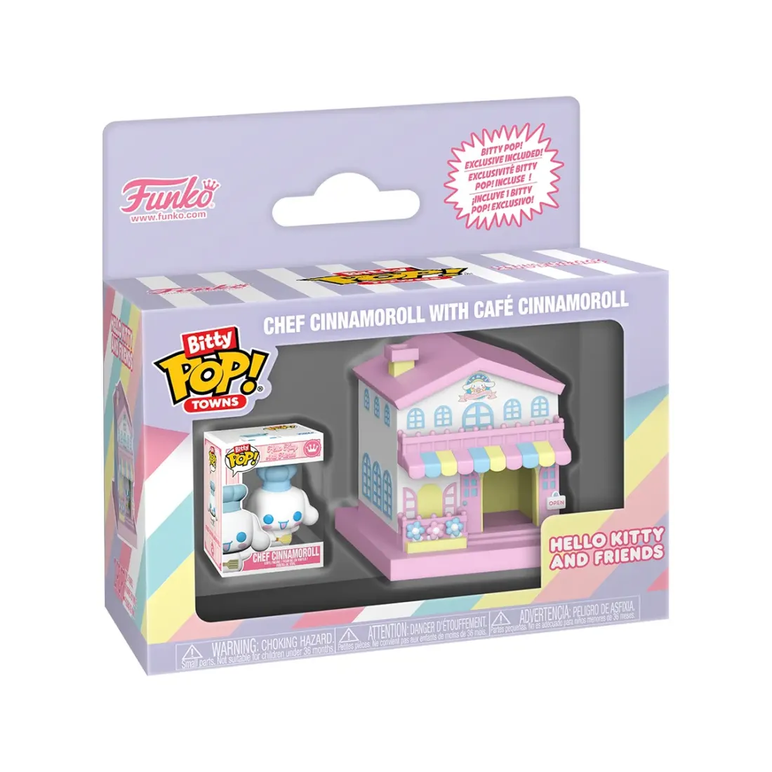 Набор Funko Bitty POP! Towns Hello Kitty And Friends Cafe Cinnamoroll w/Cinnamoroll 93566