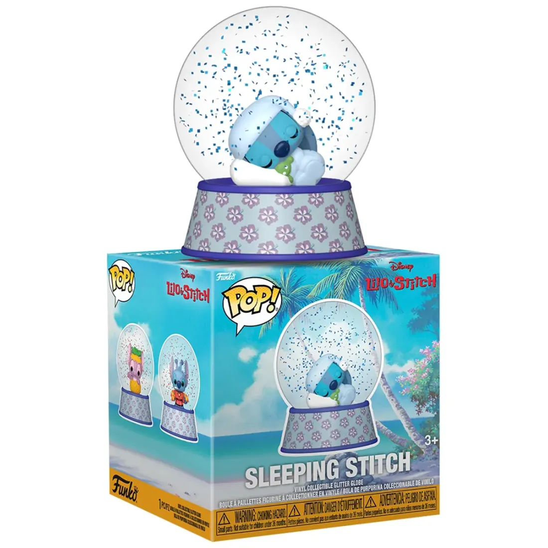 Снежный шар Funko Mini Glitter Globes Disney Lilo & Stitch Sleeping Stitch 90670