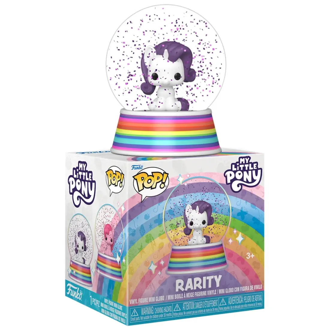 Снежный шар Funko Mini Glitter Globes My Little Pony Rarity 89594