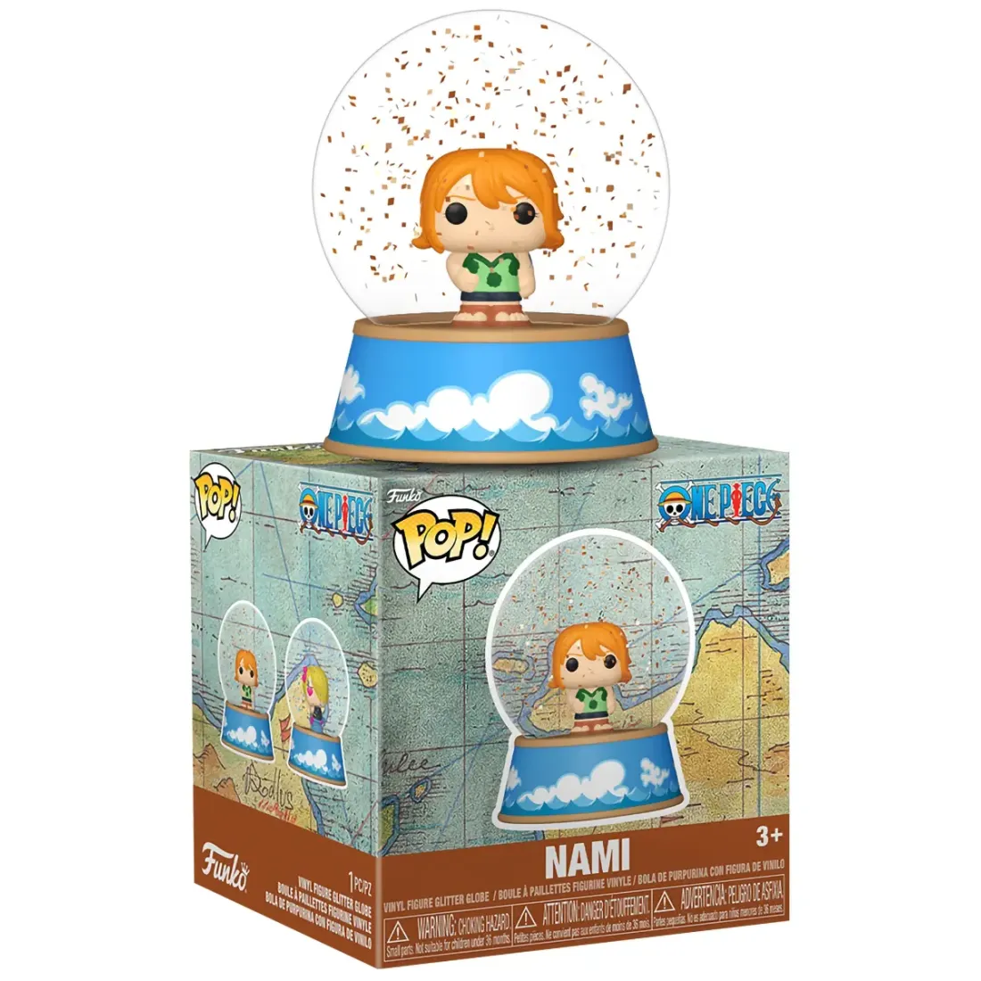 Снежный шар Funko Mini Glitter Globes One Piece Nami 92276