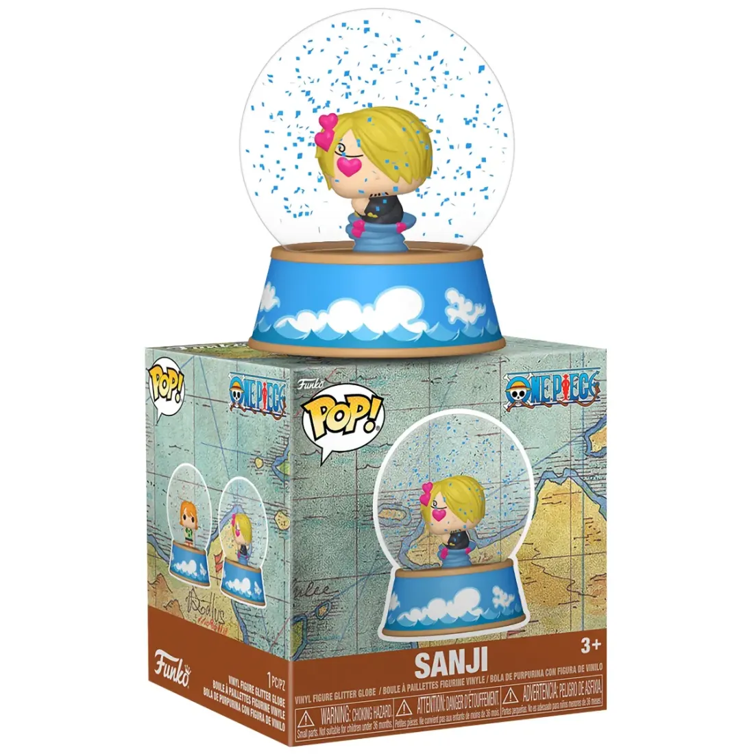 Снежный шар Funko Mini Glitter Globes One Piece Sanji 92279