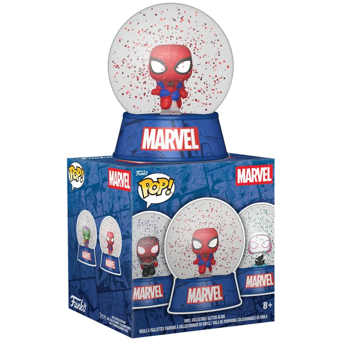 Снежный шар Funko Mini Glitter Globes Spider-Man 1 штука в ассортименте (из 4) 91888