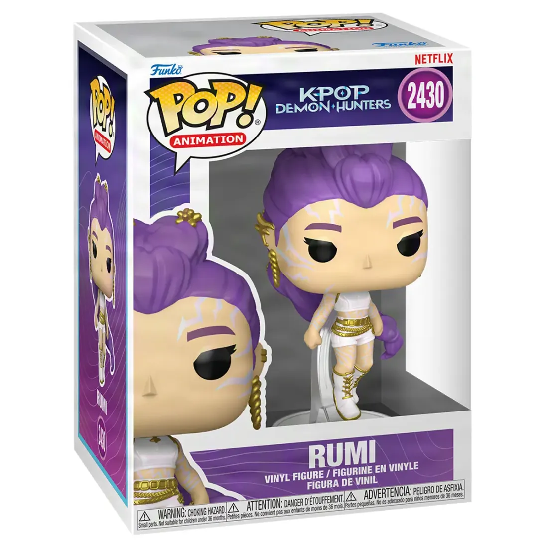 Фигурка Funko POP! Animation KPop Demon Hunters Rumi (What It Sounds Like) w/(GW) Chase (2430) 95808