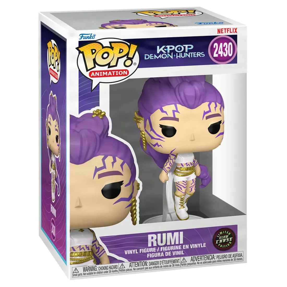 Фигурка Funko POP! Animation KPop Demon Hunters Rumi (What It Sounds Like) w/(GW) Chase (2430) 95808