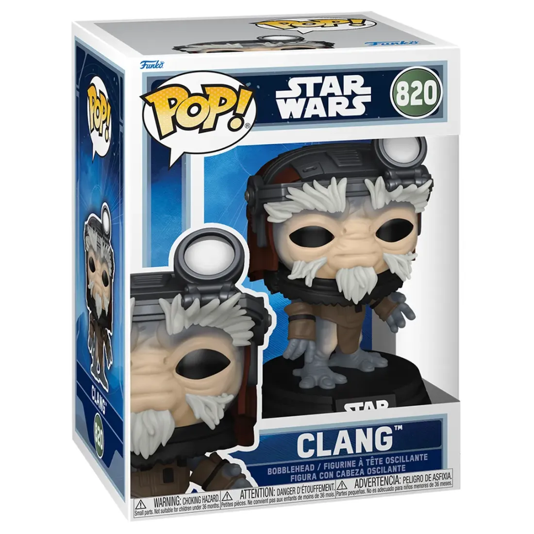 Фигурка Funko POP! Bobble Star Wars M & G Clang with Head Set (820) 90448