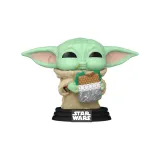 Фигурка Funko POP! Bobble Star Wars M & G Grogu with Food (841) 90821