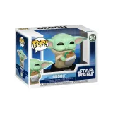 Фигурка Funko POP! Bobble Star Wars M & G Grogu with Food (841) 90821