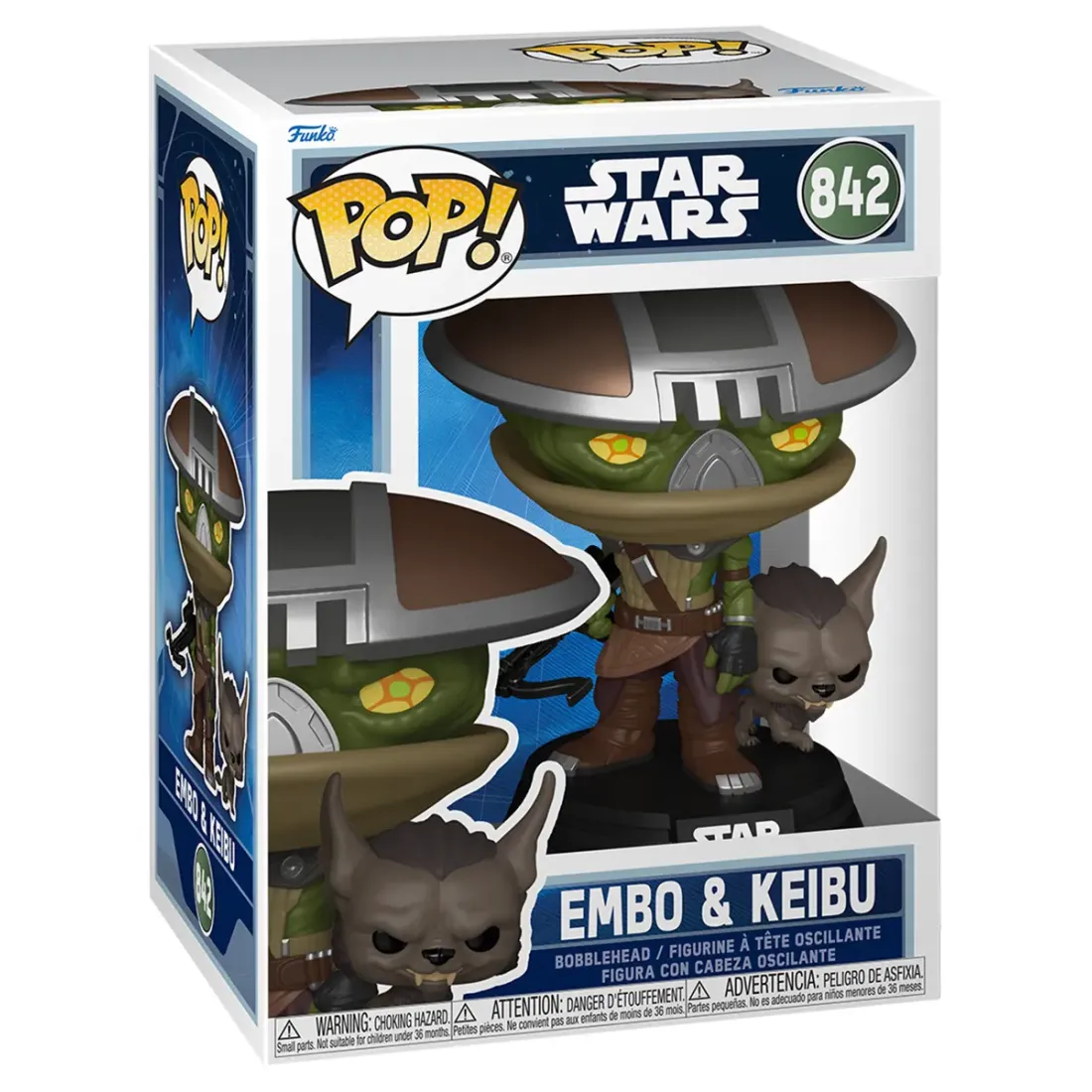 Фигурка Funko POP! Bobble Star Wars M & G S2 Embo & Keibu (842) 90822