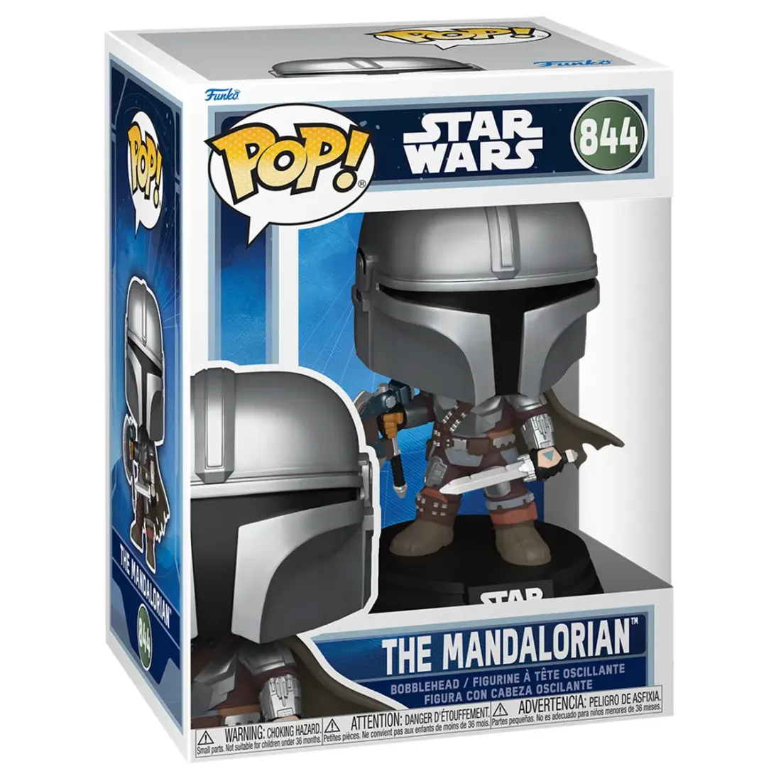 Фигурка Funko POP! Bobble Star Wars M & G S2 Mandalorian (Dual Wield) (844) 90824