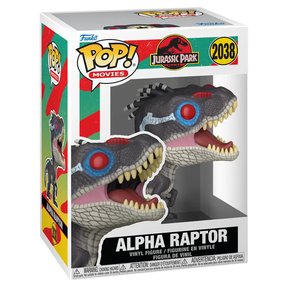 Фигурка Funko POP! Movies Jurassic Park S3 Alpha Raptor (2038) 90388