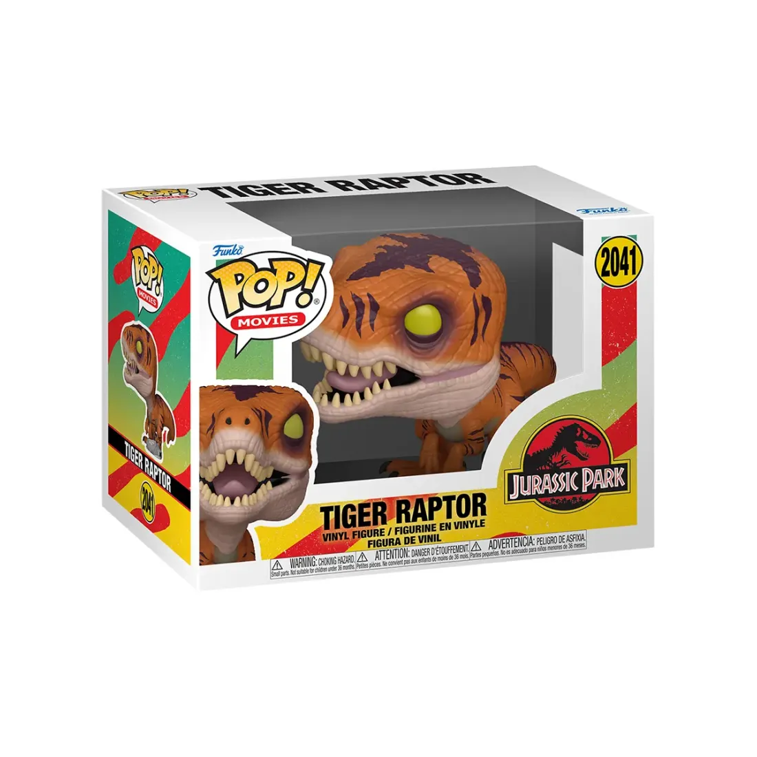 Фигурка Funko POP! Movies Jurassic Park S3 Tiger Raptor (2041) 90391