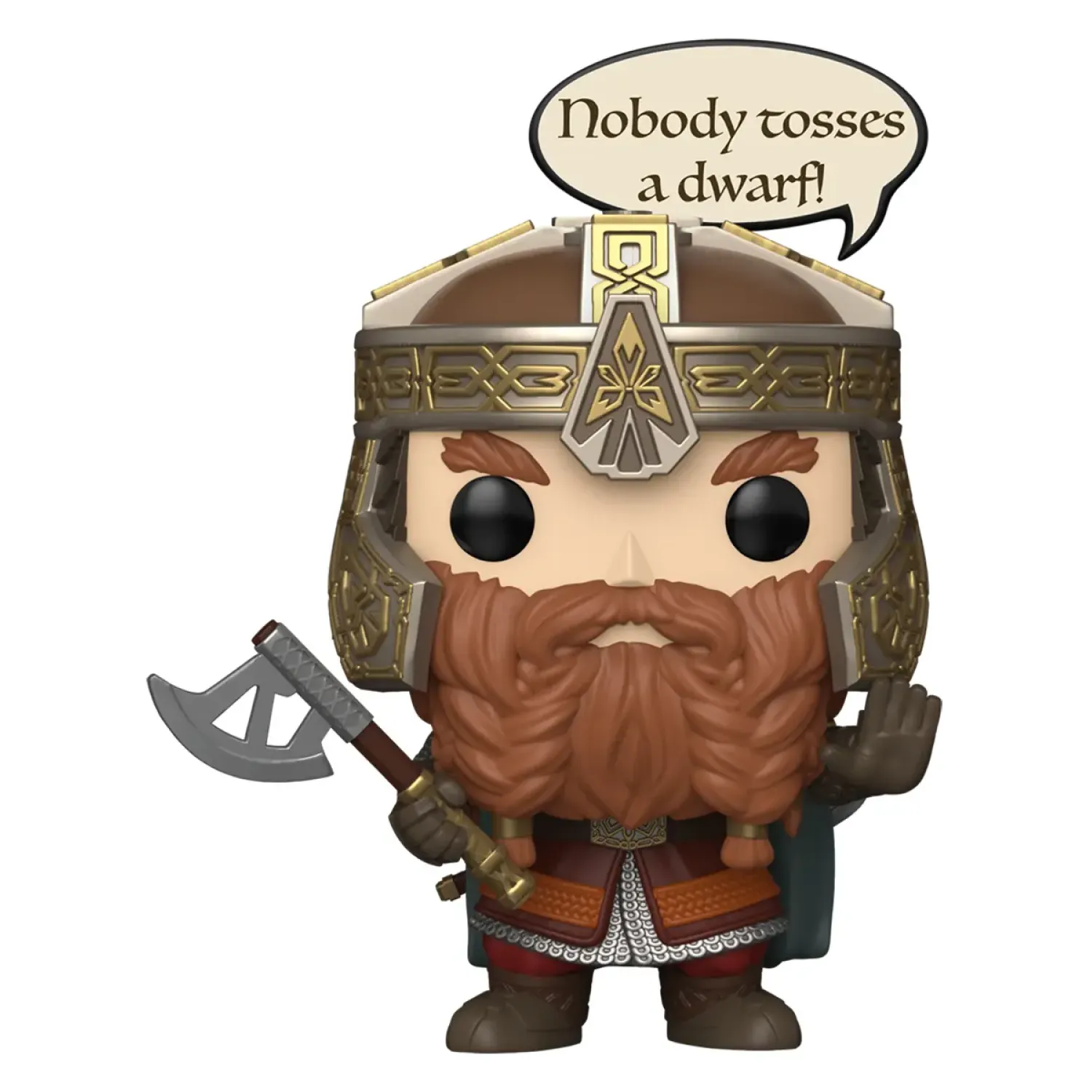 Фигурка Funko POP! Movies LOTR S11 Gimli Nobody Tosses A Dwarf! (2028) 90464