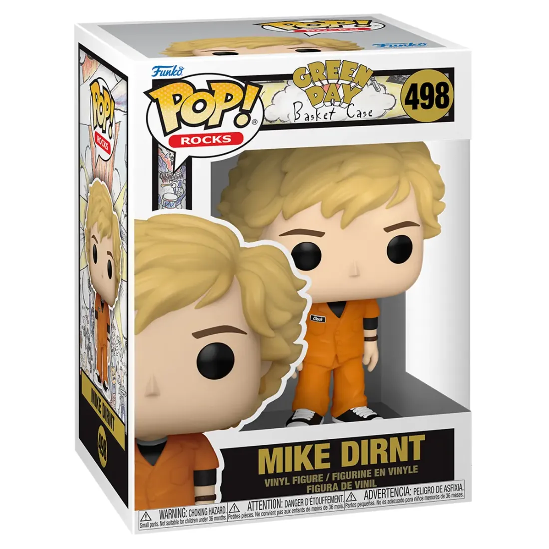 Фигурка Funko POP! Rocks Green Day Mike Dirnt (Basket Case) (498) 90146