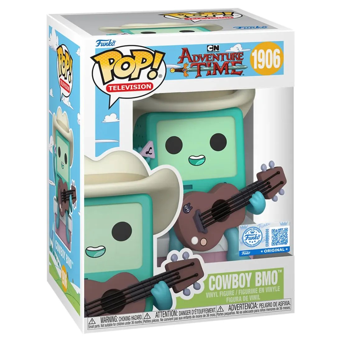 Фигурка Funko POP! TV Adventure Time Cowboy BMO w/Guitar SS (Exc) (1906) 92003