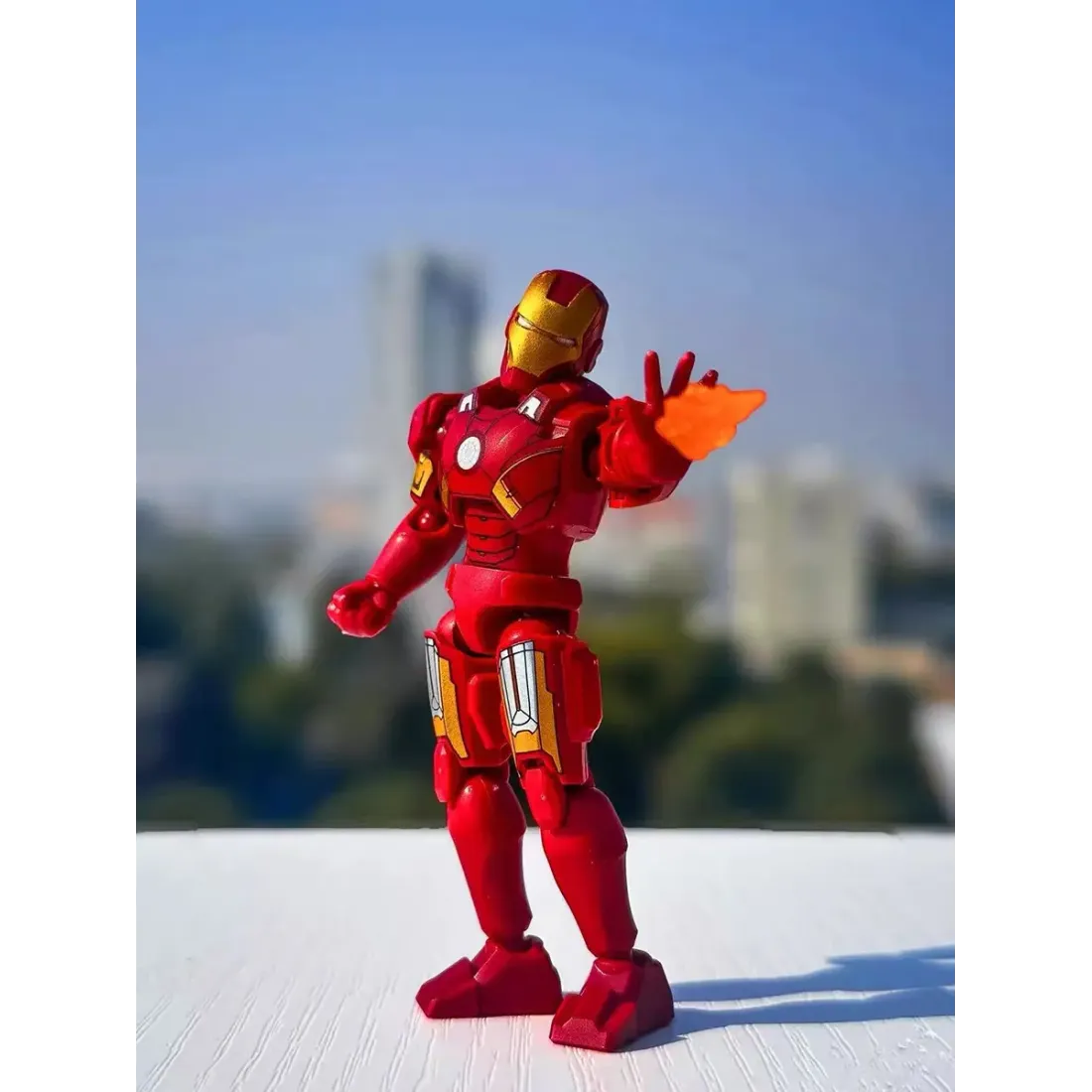 Сборная модель Мстители Железный человек Infinite Legend Doll Part 2 Blind Box 03602 1 шт 10 см
