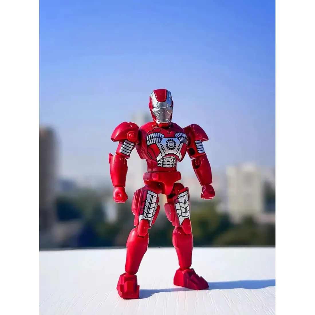 Сборная модель Мстители Железный человек Infinite Legend Doll Part 2 Blind Box 03602 1 шт 10 см