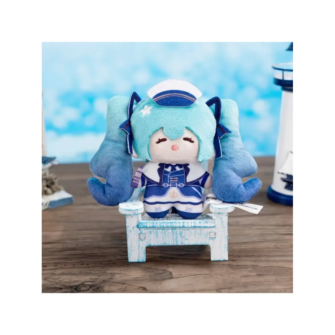 Фигурка Аниме Плюш Хатсуне Мику Song of the Tides Plush Nunu Doll Pendant Blind Box 1 шт 11 см