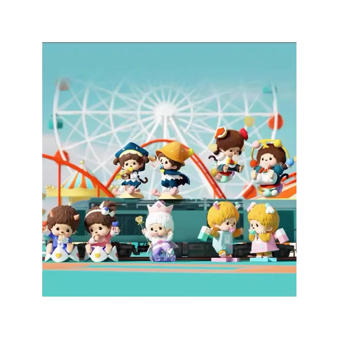Фигурка Monchichi Searching Figurine Blind Box 1 шт 9 см
