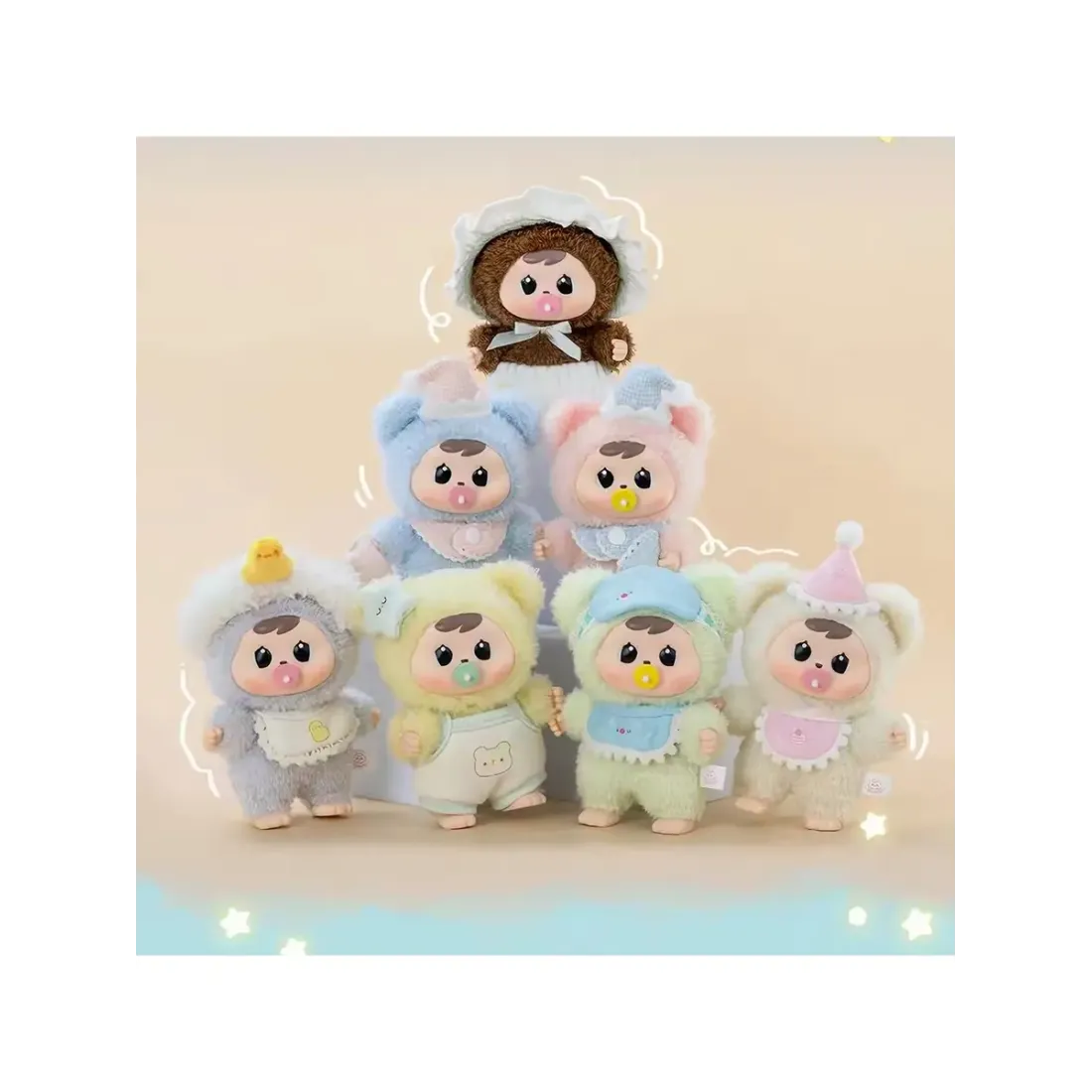 Фигурка Плюш Bao-ao Goodnight-Baby Series Blind Box 2nd Generation 1 шт 14 см