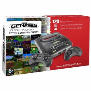 SEGA Retro Genesis Modern (PAL Edition) + 170 игр + 2 джойстика