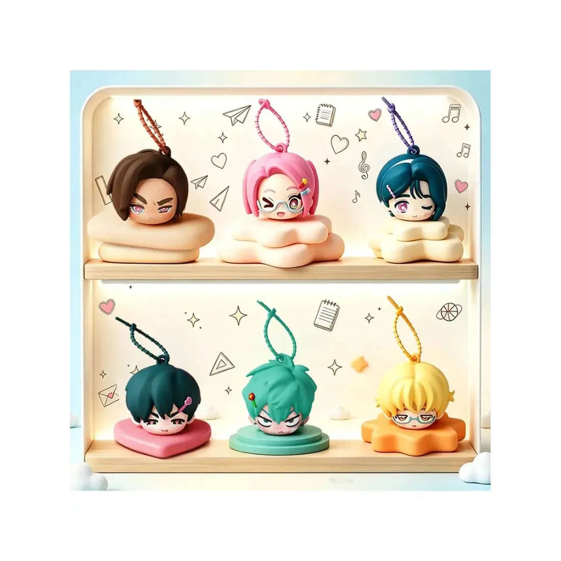 Брелок ALIEN STAGE Anakt Art High School Earphone Pouch Blind Box 1 шт AET-0046