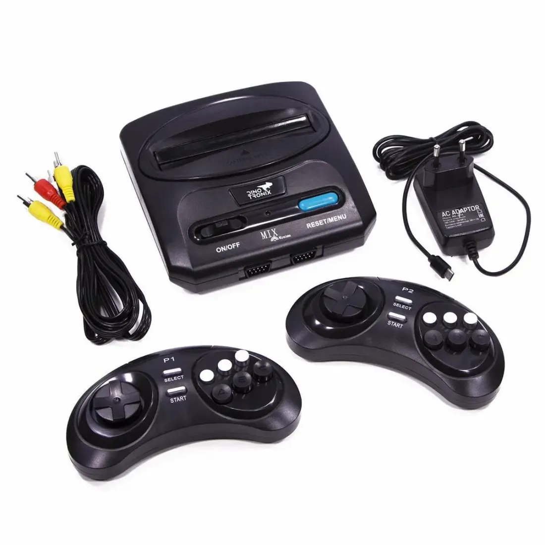 Dinotronix Mix Wireless + 600 игр (AV, 2 беспроводных джойстика)