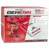 Retro Genesis 8 Bit Classic + 300 игр (AV кабель, 2 проводных джойстика)
