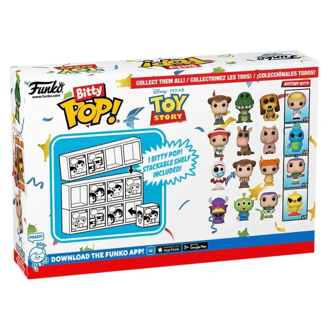 Набор Funko Bitty POP! Disney Toy Story Forky+Sheriff Woody+Gabby Gabby+Mystery (1 of 4) 4шт 73040