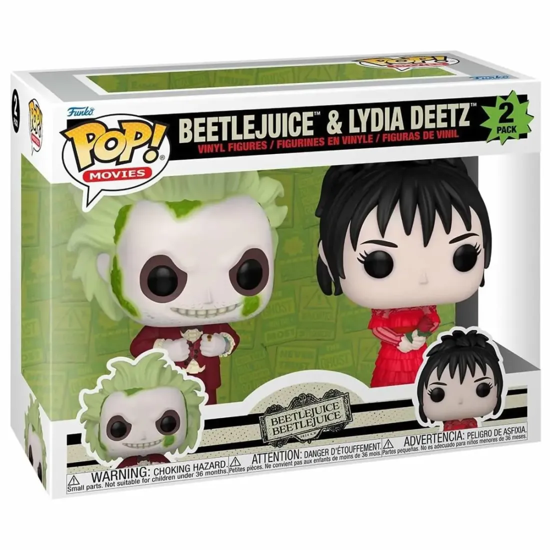 Набор Funko POP! Movies Beetlejuice 2 Beetlejuice and Lydia Deetz 2шт 83087