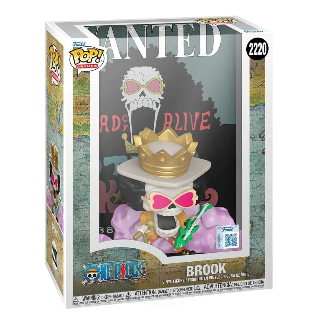 Фигурка Funko POP! Animation Cover One Piece Brook (Wanted) (Exc) (2220) 91754