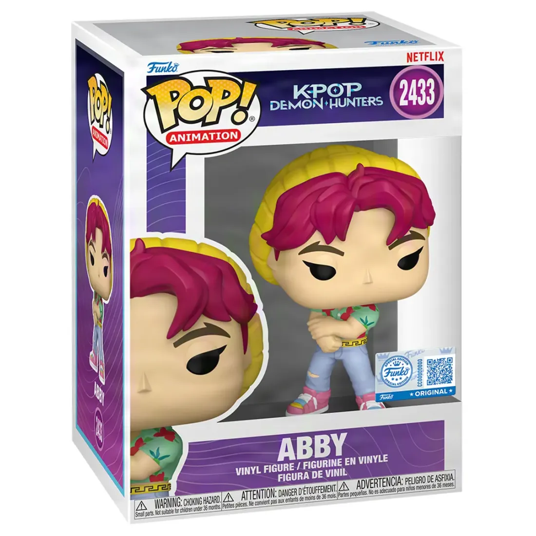 Фигурка Funko POP! Animation KPop Demon Hunters Abby (Soda Pop) (Exc) (2433) 95802