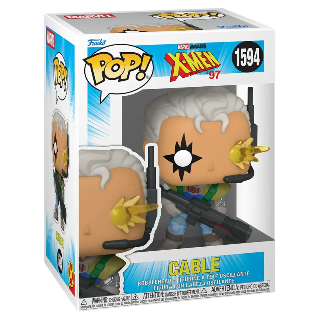 Фигурка Funko POP! Bobble Marvel X-Men '97 Cable (X-Corp) (1594) 90792