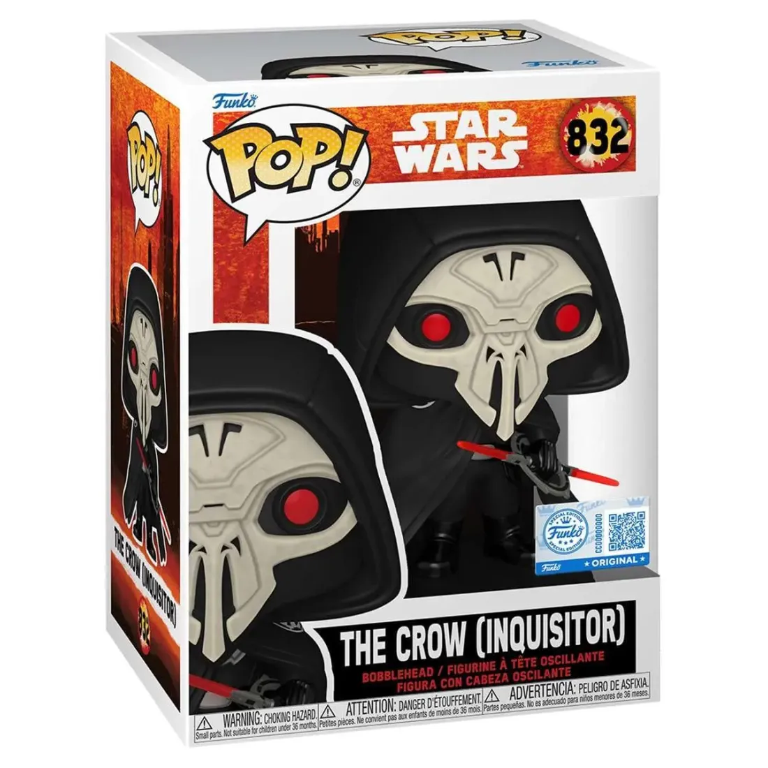 Фигурка Funko POP! Bobble Star Wars Maul Shadow Lord The Crow (Inquisitor) (Exc) (832) 92059