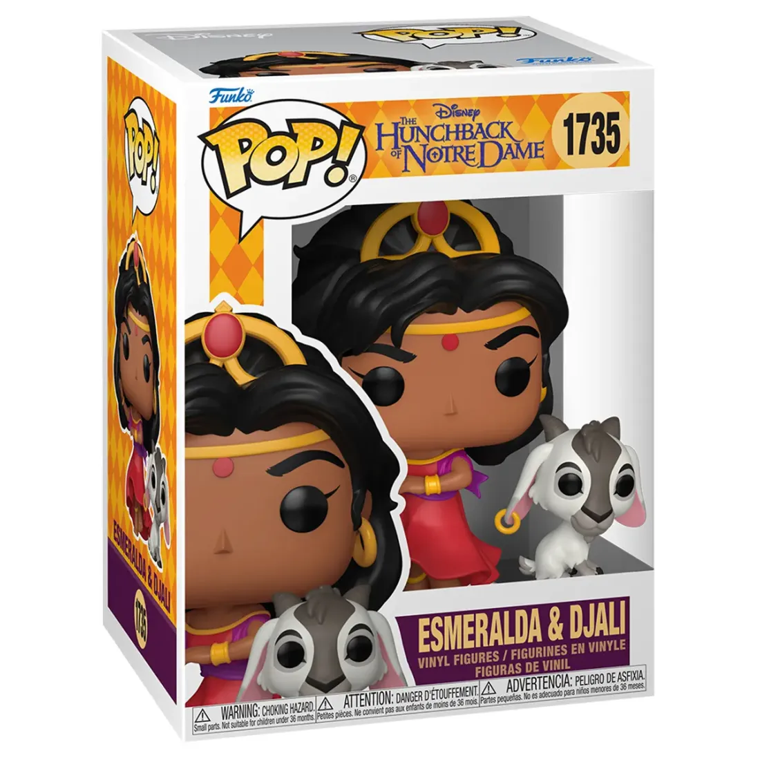 Фигурка Funko POP! Disney The Hunchback of Notre Dame Esmeralda & Djali (1735) 90347