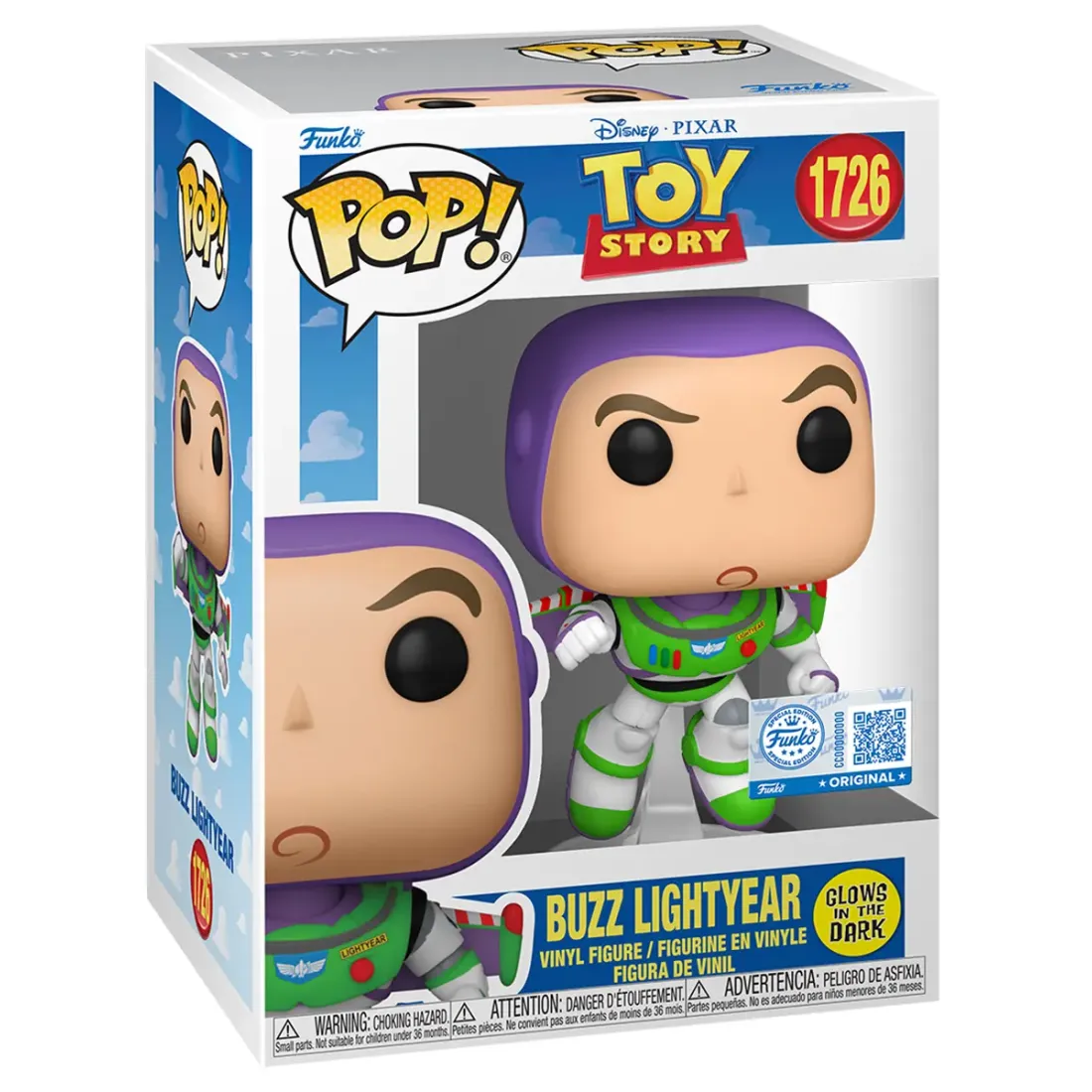 Фигурка Funko POP! Disney Toy Story Buzz Lightyear (GW) (Exc) (1726) 91965