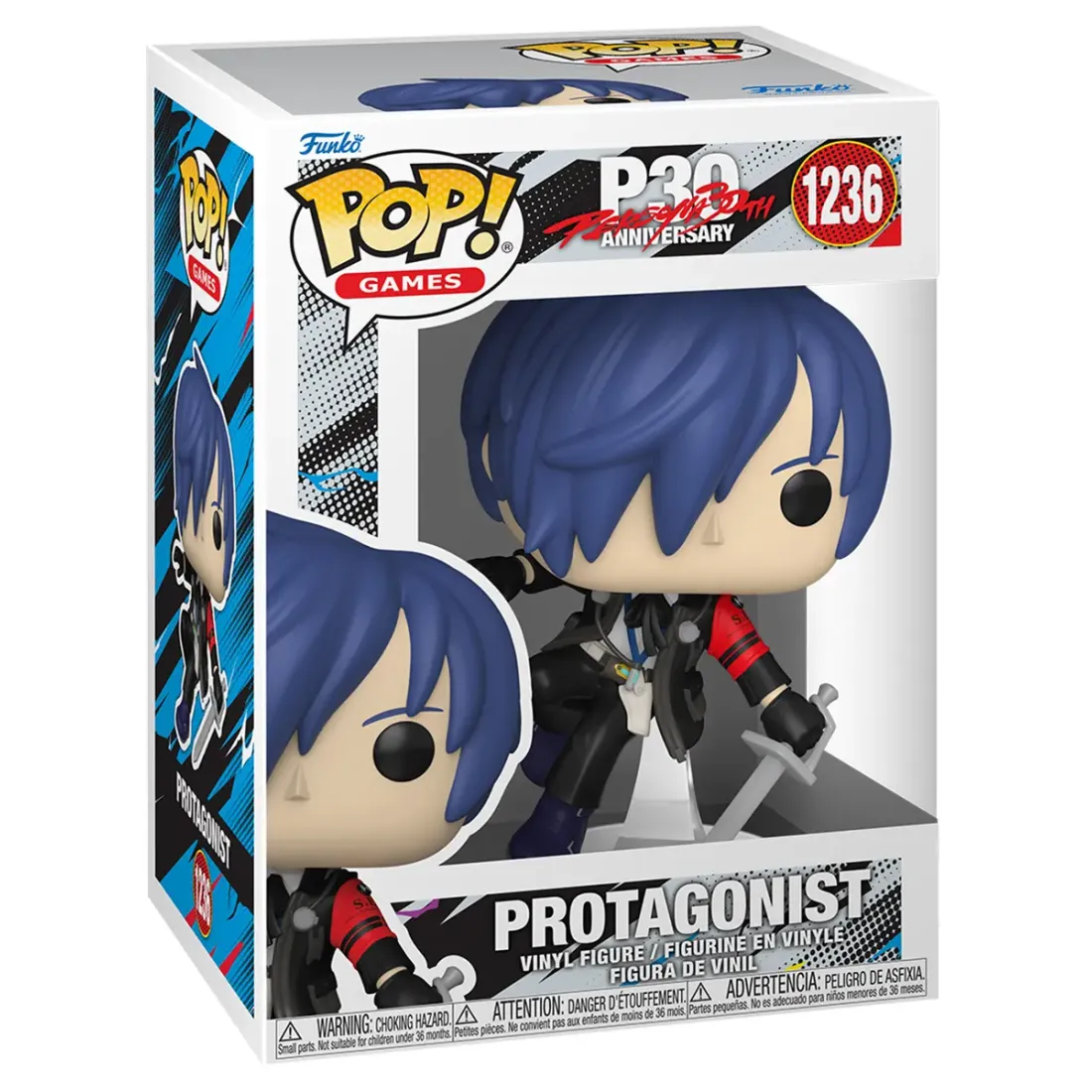 Фигурка Funko POP! Games Persona 3 30th Male Protagonist (1236) 91468