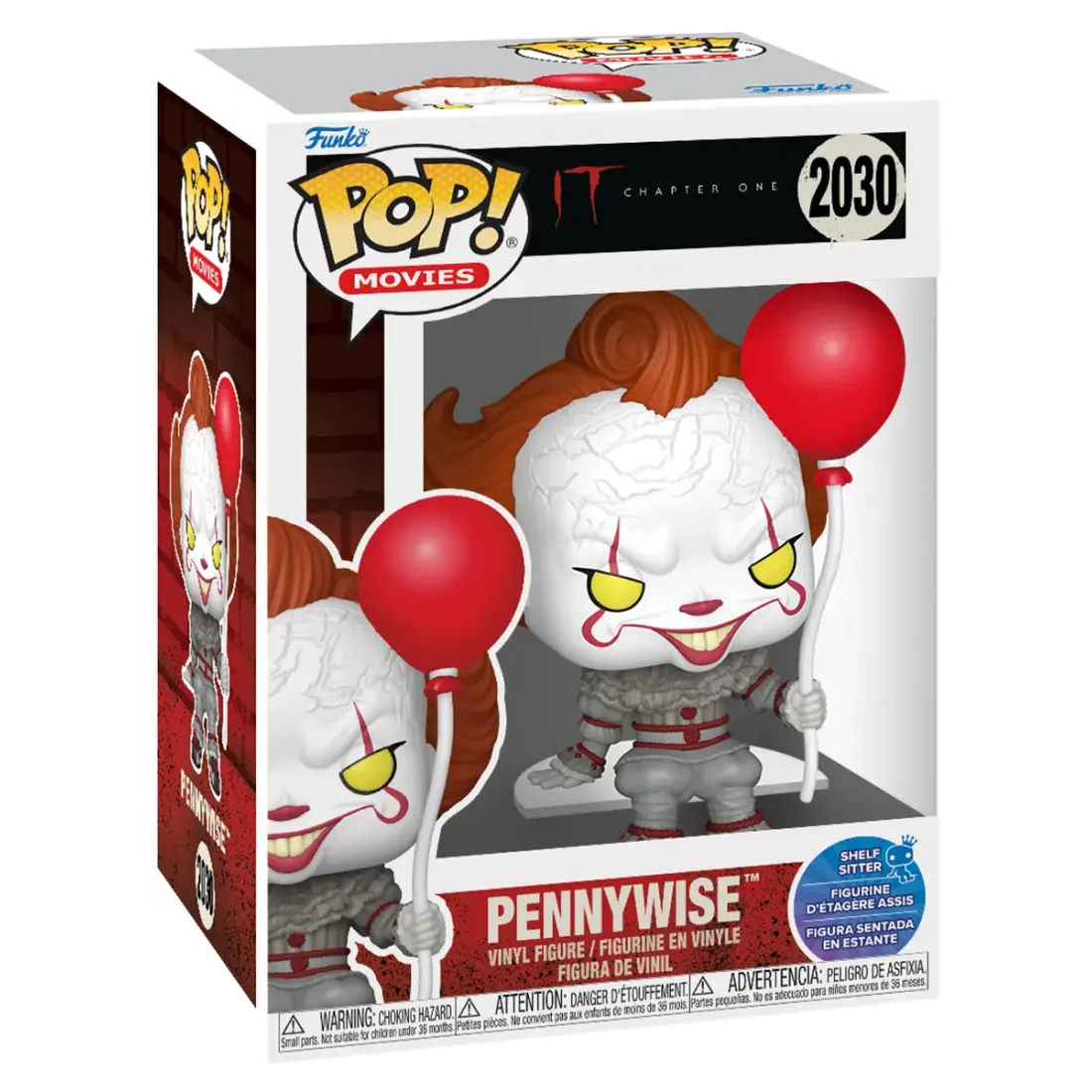 Фигурка Funko POP! Movies IT Chapter 1 Pennywise with Balloon (Shelf Sitter) (2030) 90440