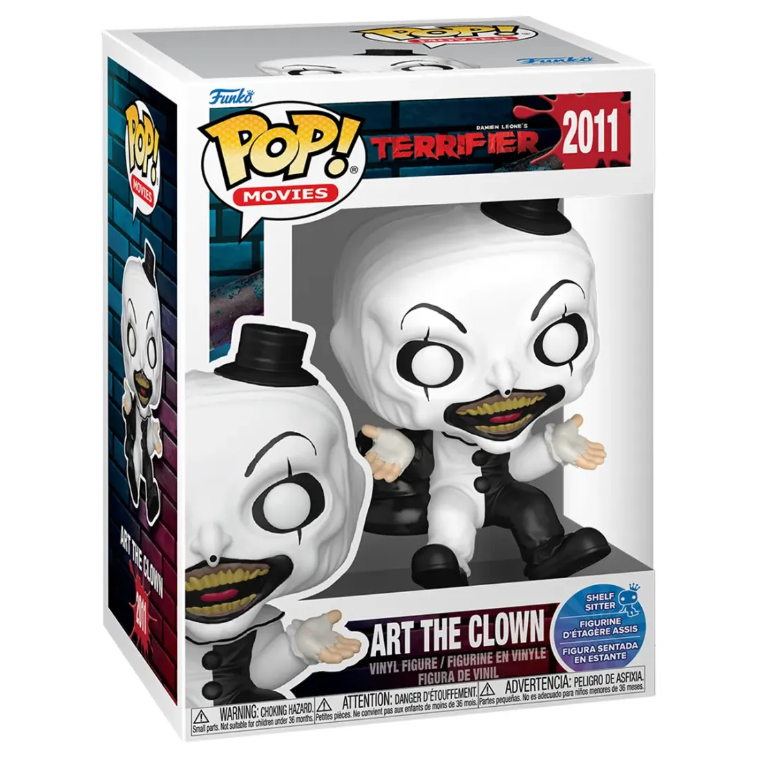 Фигурка Funko POP! Movies Terrifier Art the Clown (Shelf Sitter) (2011) 90442