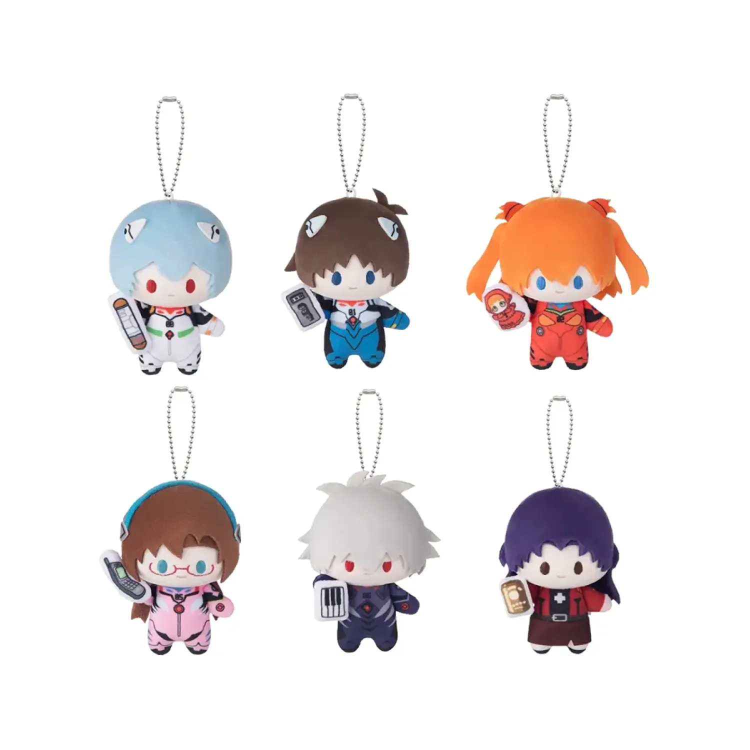 Фигурка Аниме Плюш Евангелион Bilibili Goods Neon Genesis "Rewritten" miniQ Blind Box 1 шт 11см