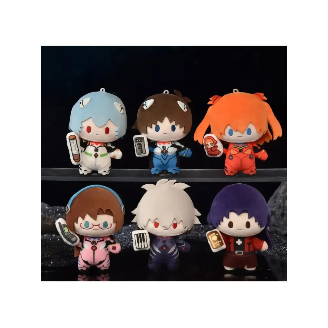 Фигурка Аниме Плюш Евангелион Bilibili Goods Neon Genesis "Rewritten" miniQ Blind Box 1 шт 11см
