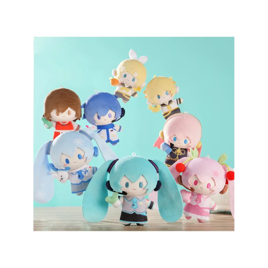 Фигурка Аниме Плюш Хатсуне Мику Bilibili Goods Mini-Q  Blind Box 1 шт 10см