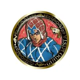 Значок Аниме Невероятные приключения ДжоДжо: Golden Wind Gilded Metal Pins 1 шт 5.8 см JOHZ-M101