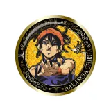 Значок Аниме Невероятные приключения ДжоДжо: Golden Wind Gilded Metal Pins 1 шт 5.8 см JOHZ-M101