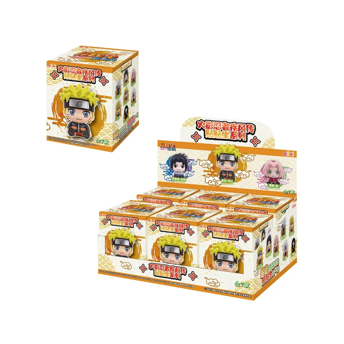 Фигурка Аниме Наруто ураганные хроники Side-by-Side Sitting Series 1 шт 5.5 см HYML-M101