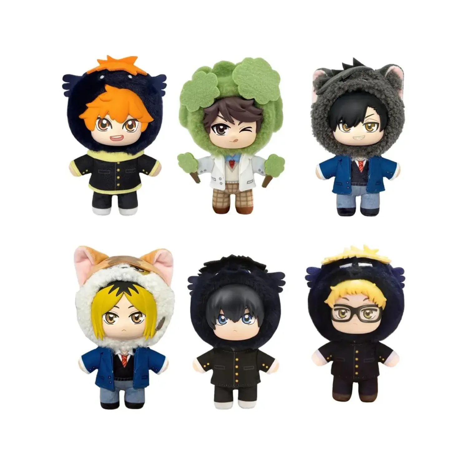 Фигурка Аниме Плюш Волейбол!! Costume Series Charms 1 шт 14 см PQMA-M1301