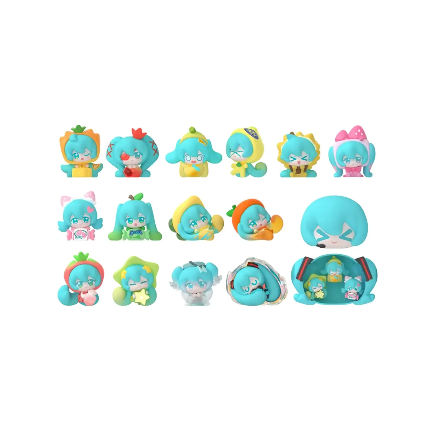 Фигурка Аниме Хатсуне Мику Dopamine Qface Blind Box 1 шт MX2196