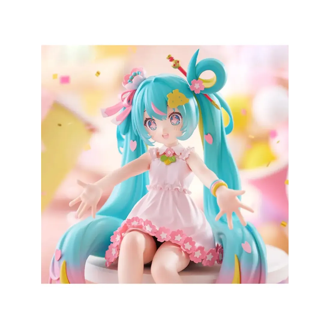 Фигурка Аниме Furyu Noodle Stopper Хатсуне Мику 10th Anniversary 14.5см