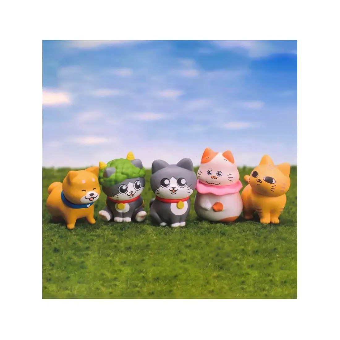 Фигурка The Old Man Who Was Reincarnated As A Cat 1шт 9см  Blind Box 4582779490061